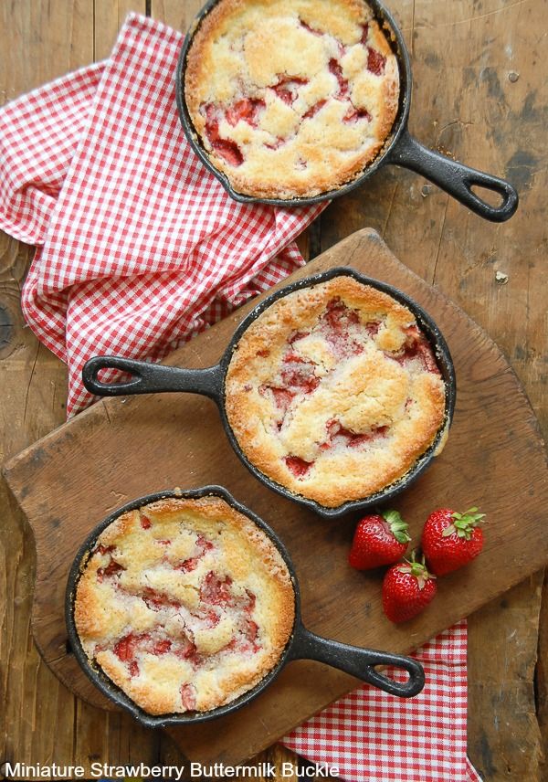 Fruit Desserts: Strawberry Buttermilk Buckle at Boulder Locavore