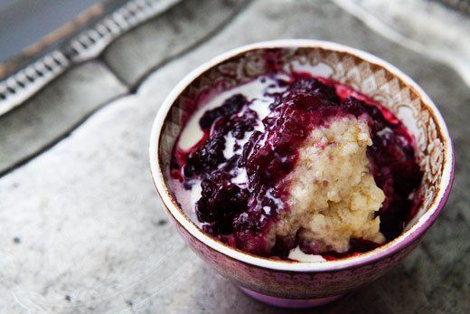 Fruit Desserts: Blackberry Slump at Simply Recipes
