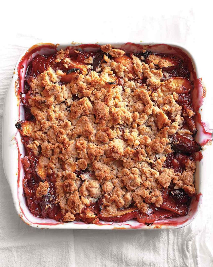 Fruit Desserts: Peach Crumble recipe at Martha Stewart