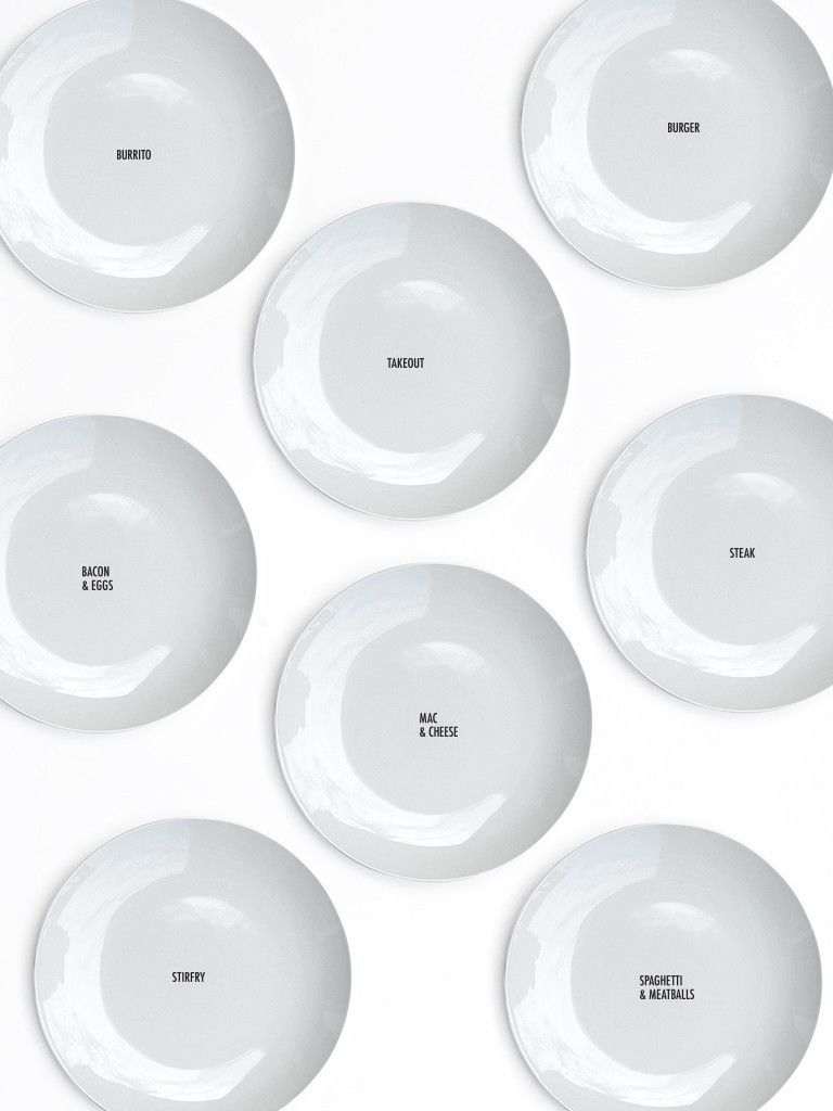 Go-To Food complete dinner plate set by Said The King | Brika