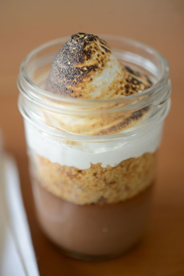 S'mores in a Jar recipe | Cupcakes and Cashmere