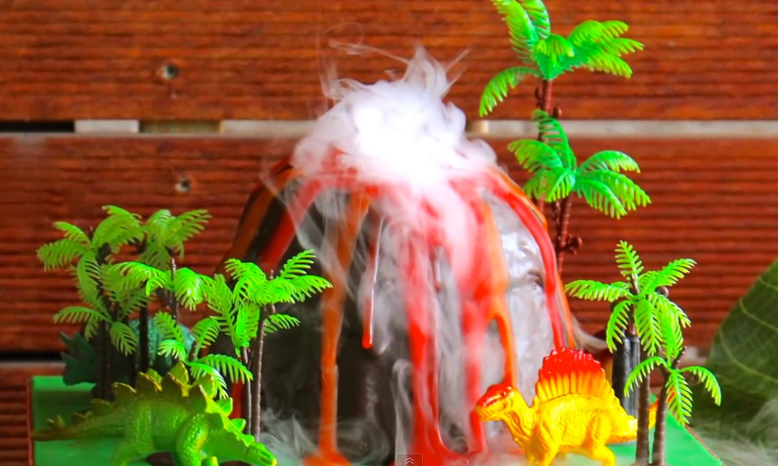 YouTube cooking shows for kids: Smoking Volcano Cake at My Cupcake Addiction