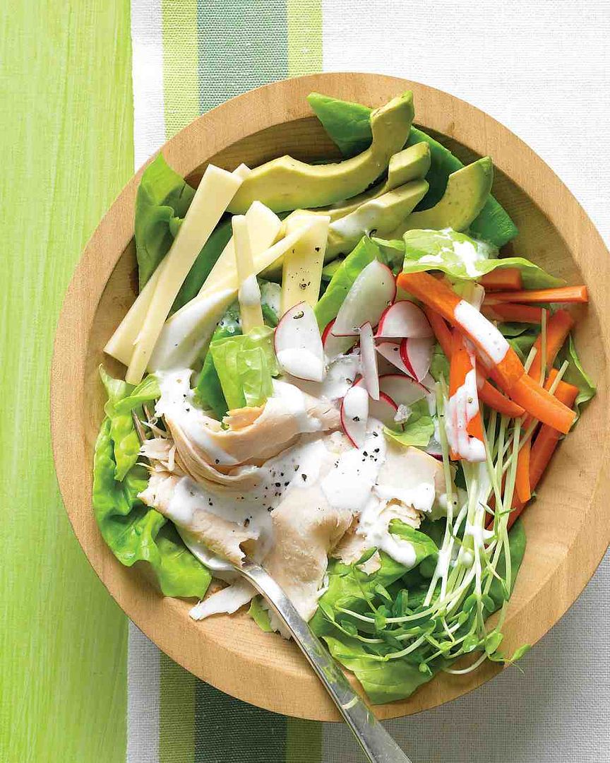 No-cook dinner recipes: Chef's Salad with Turkey, Avocado, and Jack Cheese | Martha Stewart