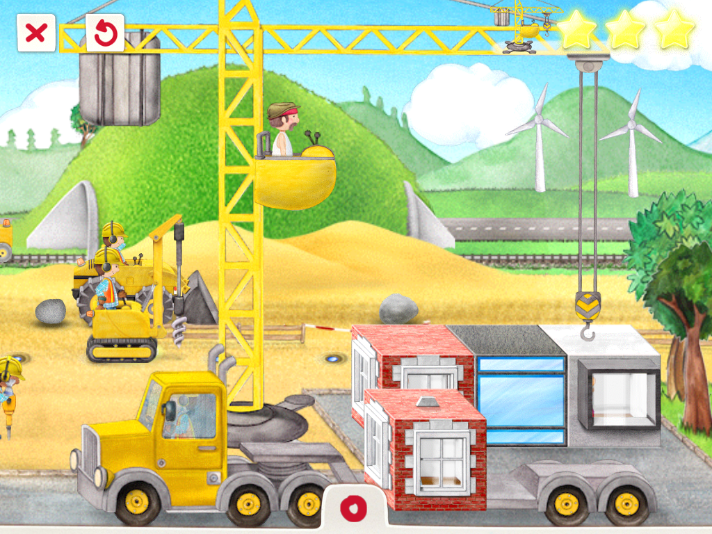Tiny Builders construction app: Build a skyscraper, dig, excavate, and more