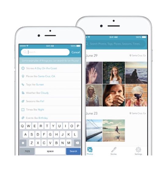 Picjoy app | automatic photo organization from both your iPhone and iCloud service. Magic!