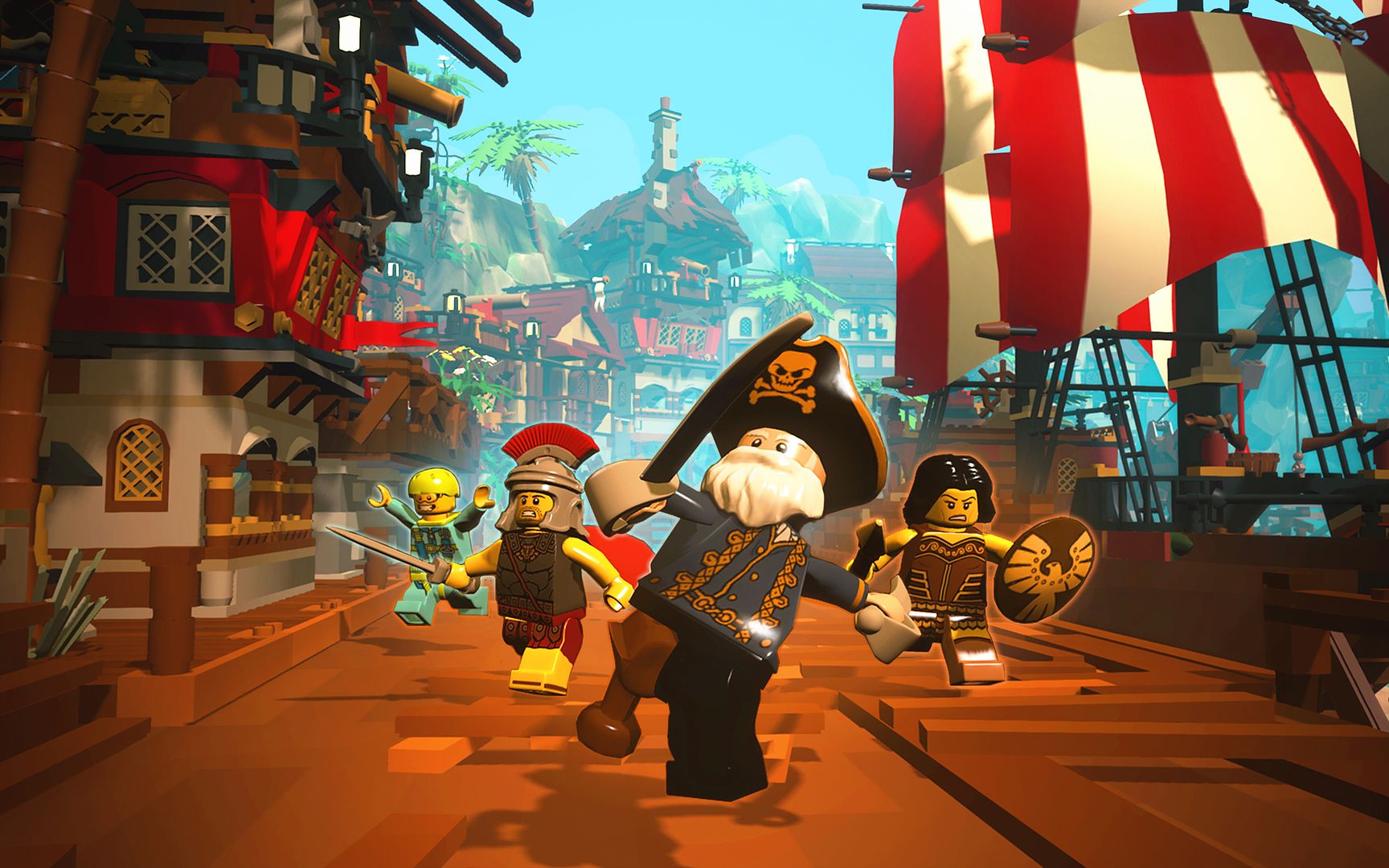 LEGO Minifigures Online: Pirate World scene