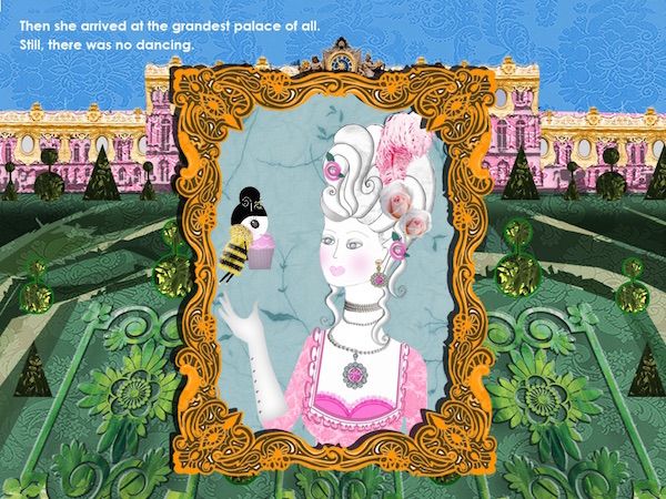 The Palace of Versailles in the Queen Bee in Paris app by Happy Dandelion.