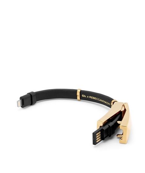 Rebecca Minkoff lightning cable bracelet lets you charge and sync your iPhone