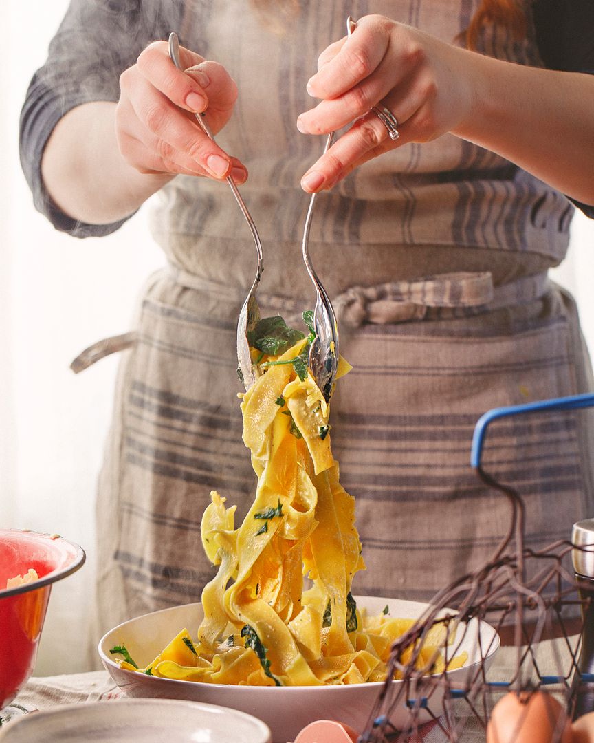 Best cookbooks for families: Papardelle with Spinach and Ricotta from Brown Eggs and Jam Jars
