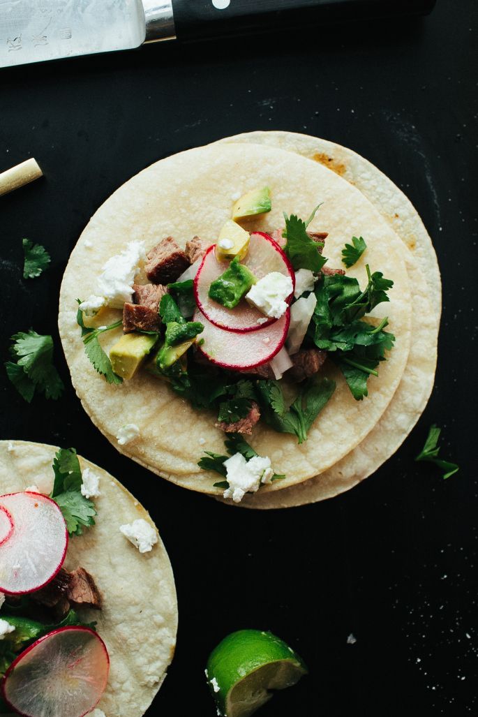 Flank Steak Tacos is one of the best steak recipes for easy family dinners | Not without Salt