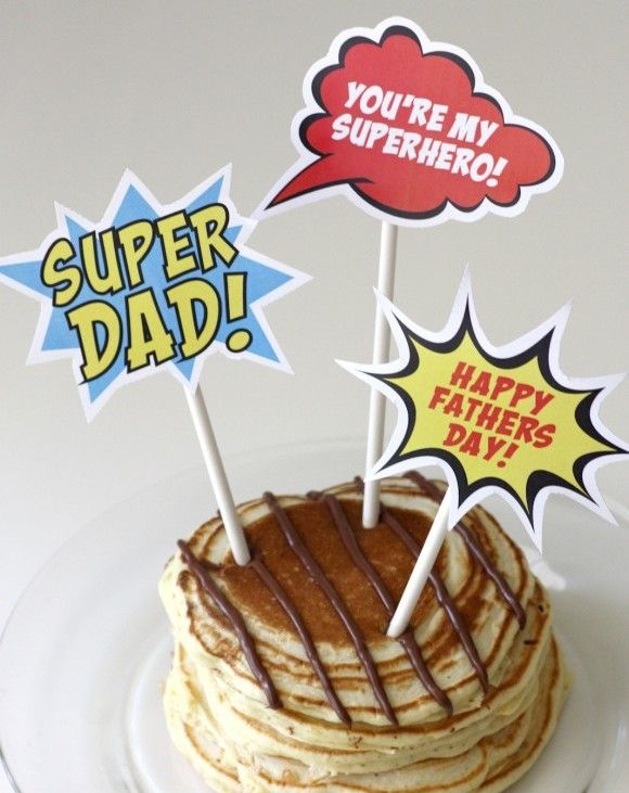 Father's Day breakfast recipes: Superhero pancakes | Catch My Party