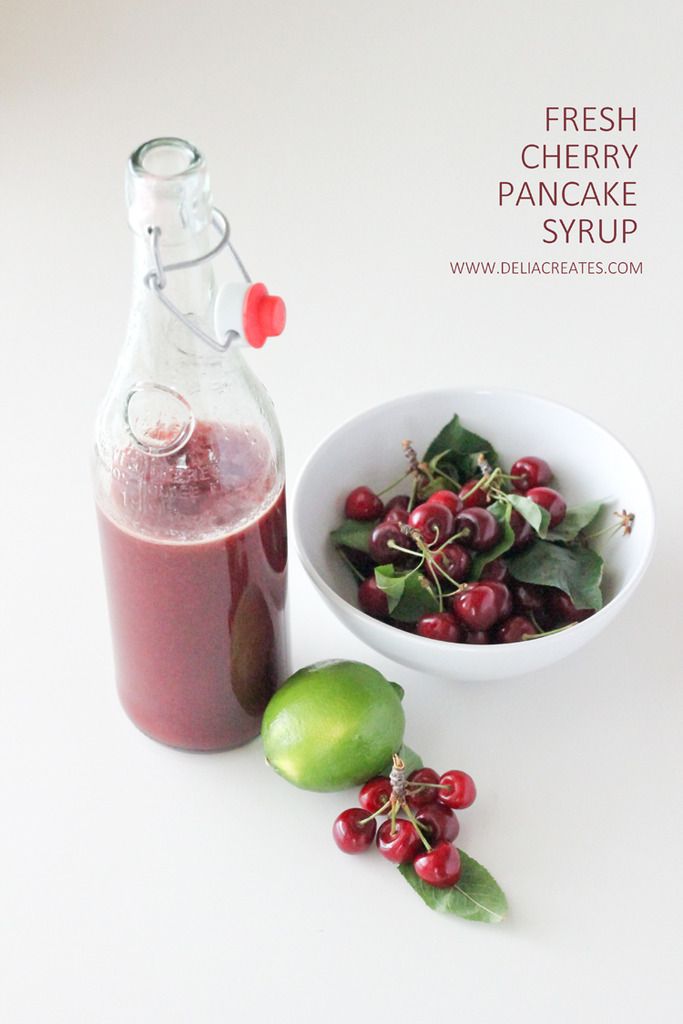 Easy cherry recipes: Fresh cherry pancake syrup | Delia Creates