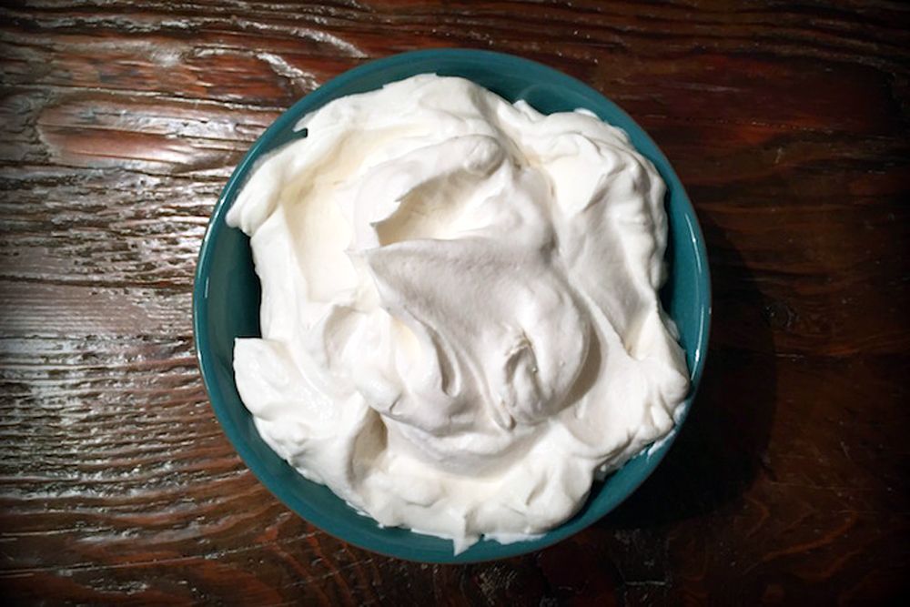 Easy party planning tip: Make your own homemade whipped cream, and top off a store-bought cake or pie. This recipe takes minutes!