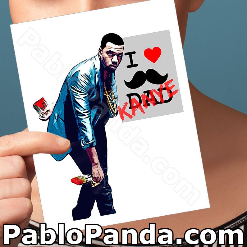 Funny Father's Day cards: Kanye card at Pablo Panda