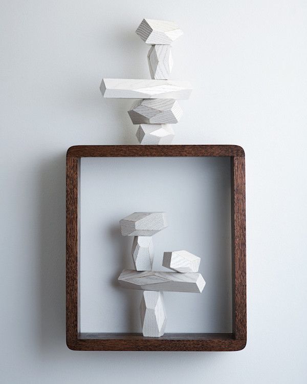 Fort Standard wooden balancing blocks are pretty enough to be on display in the living room