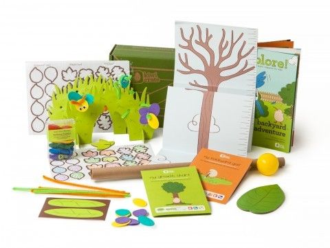 Educational activities for kids: Kiwi Crate's Backyard Adventures Crate