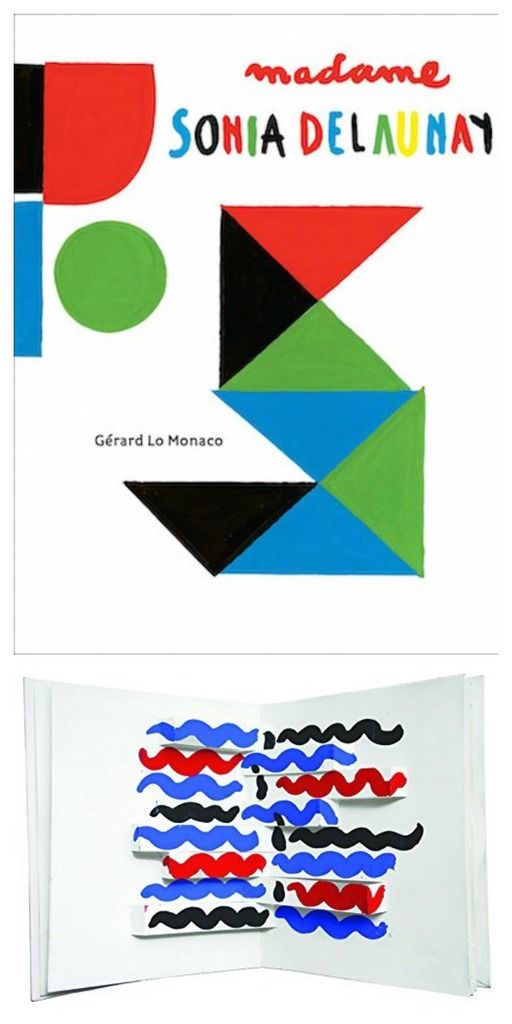 beautiful pop-up books for kids | Madame Sonia Delaunay by Gérard lo Monaco