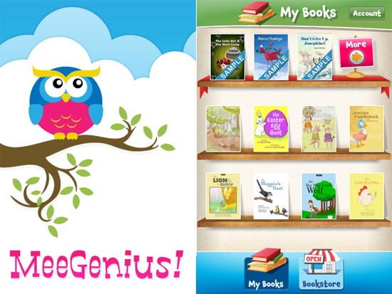 Educational activities for kids: MeeGenius downloadable books