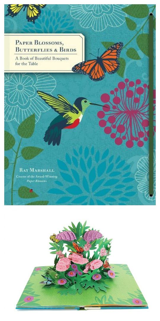 beautiful pop-up books for kids | Paper Blossoms, Butterflies and Birds by Ray Marshall