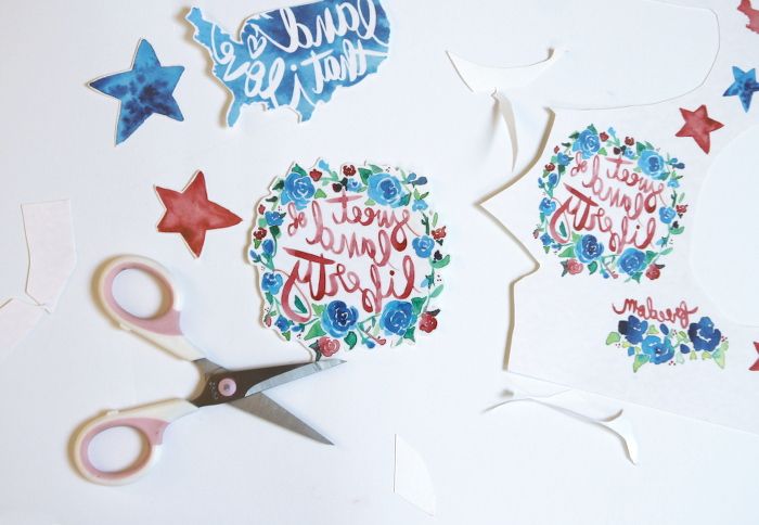 Fourth of July DIY Tattoos by Persia Lou