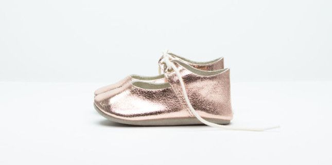 Rose gold Mary Janes from Zuzii shoes. Adorable.