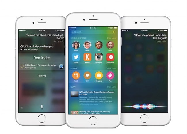 Apple iOS 9 with upgraded Siri | Apple news 