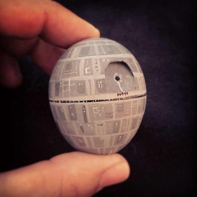 Star Wars' Death Star decorated Easter Egg on Imgur