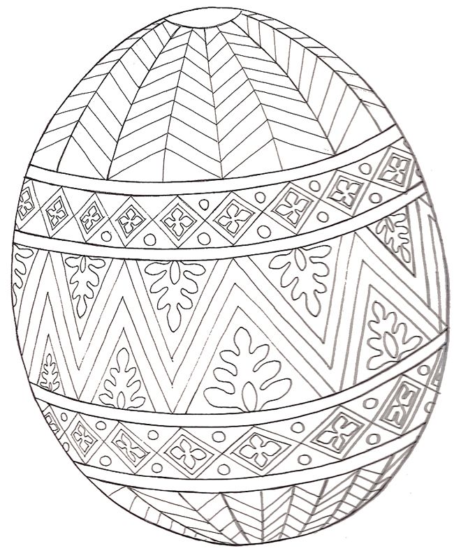 Easter printables: Easter egg mural printable | Jan Brett