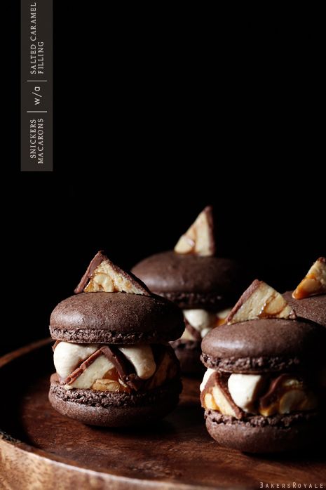 An outrageous Snickers Macaron recipe from Bakers Royale