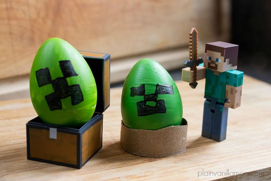 Minecraft Easter Eggs by Plain Vanilla Mom