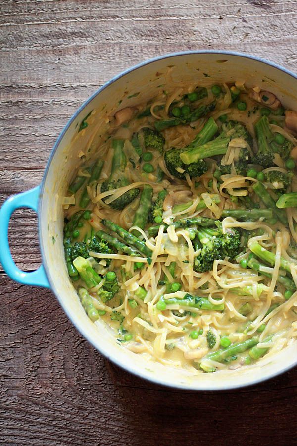 Delicious one pot recipes: Pasta Primavera | Oh My Veggies