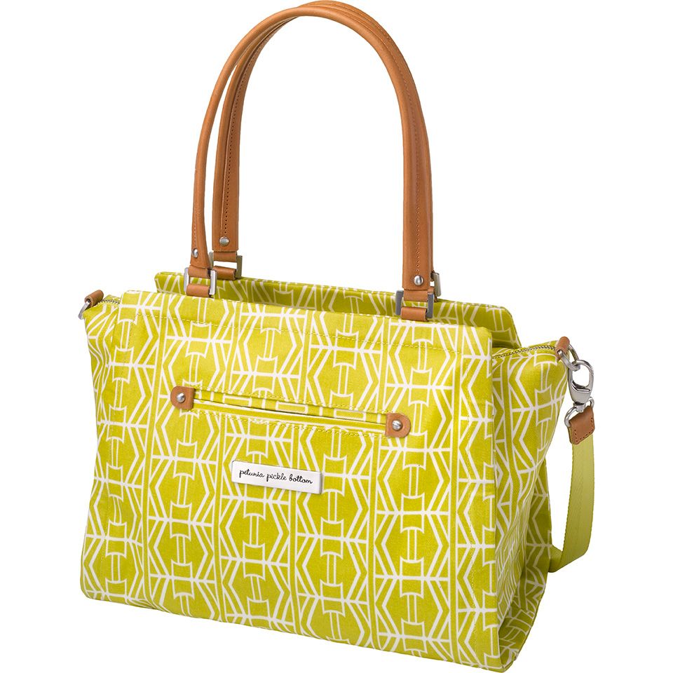 Petunia Pickle Bottom Mod Collection: The Statement Satchel in Electric Citrus