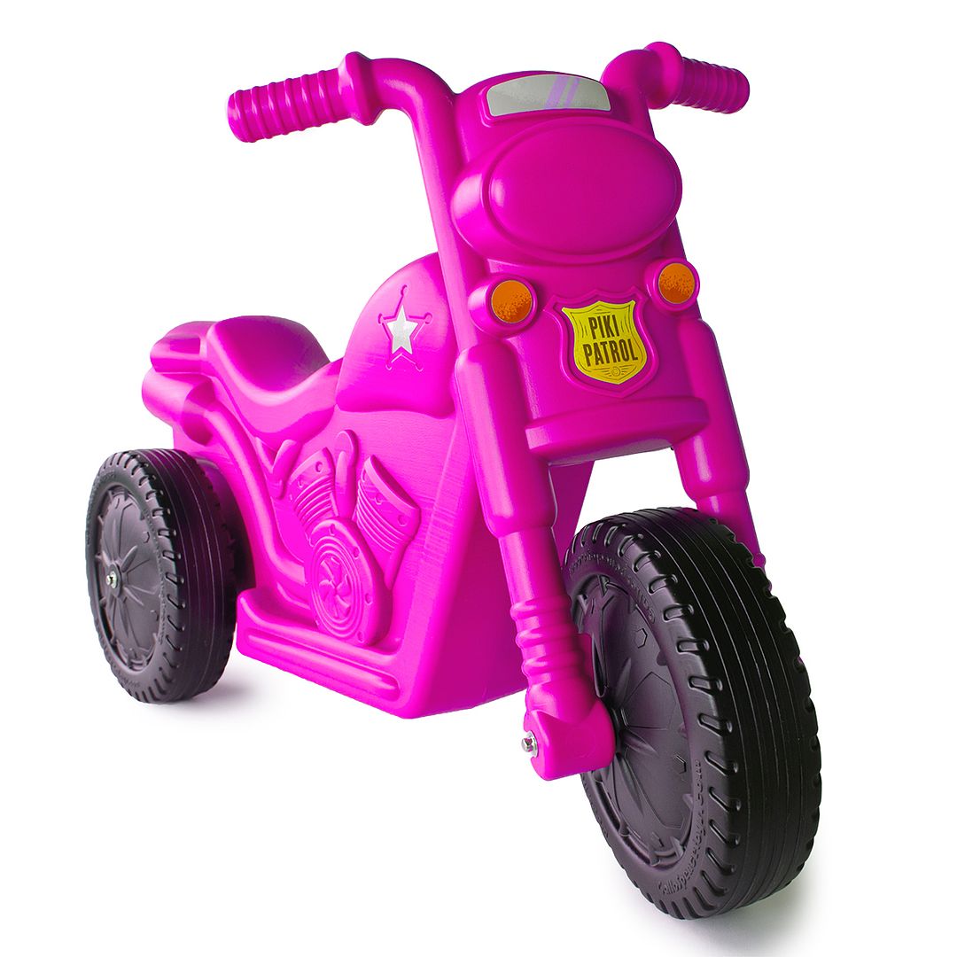 Piki Piki Bike in pink, blue or red: A cool upgrade from toddler ride-on toys