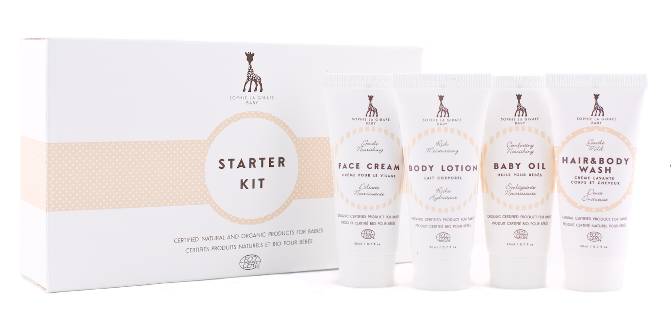 Sophie La Girafe Bath and Baby Skincare Starter Kit