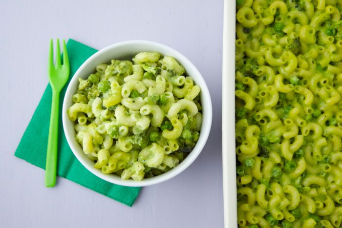 School lunch ideas for St. Patrick's Day: Green Mac and Cheese and other foods free of green dye | Weelicious