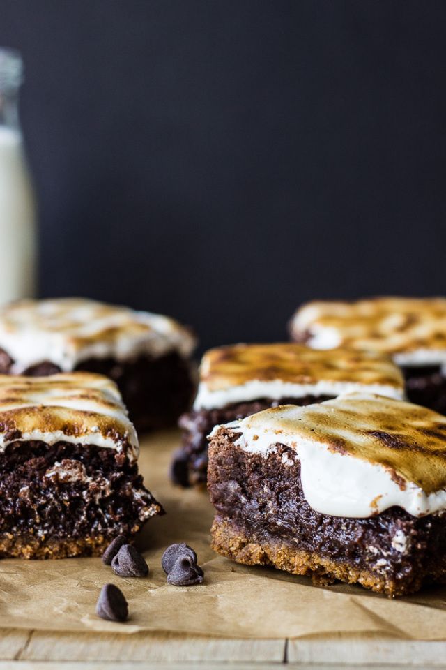 Best brownie recipes: S'mores Brownies | The Beach House Kitchen