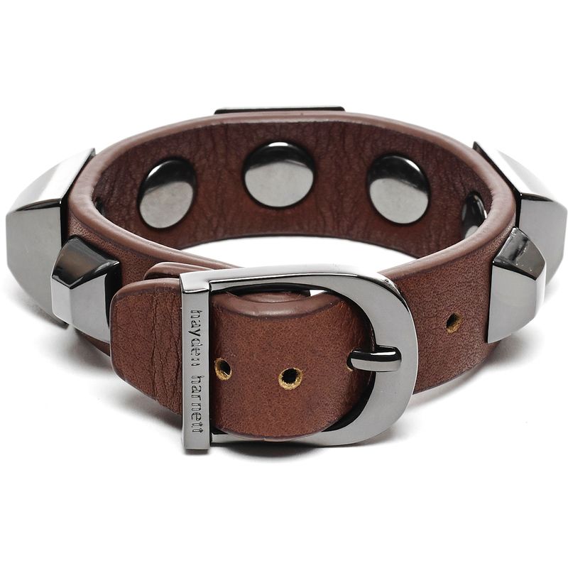 Hayden-Harnett cuff bracelets on sale, like the Ramone in espresso