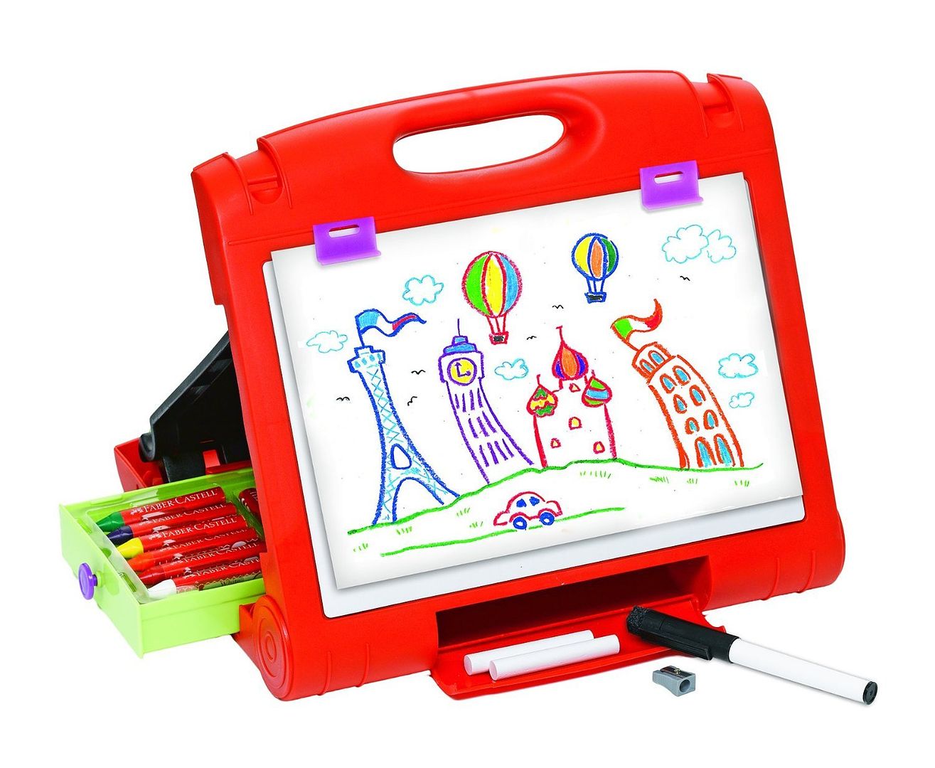 Travel toys for kids: Faber and Castell Do-Art Travel Easel for Kids