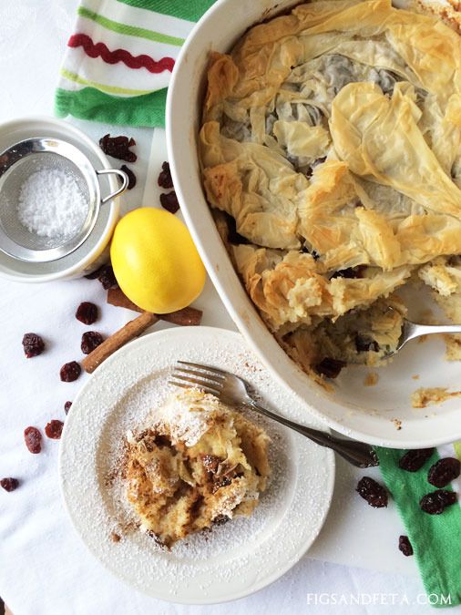 Make-ahead Easter brunch recipes: Bougatsa at Figs and Feta