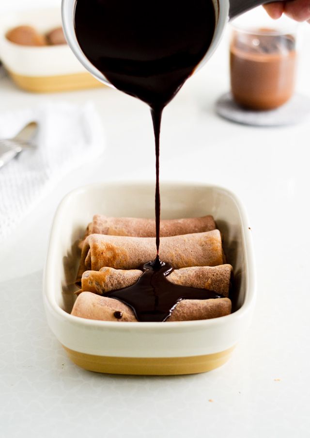 Make-ahead Easter brunch recipes: Triple Chocolate Crepes | Mitzy at Home