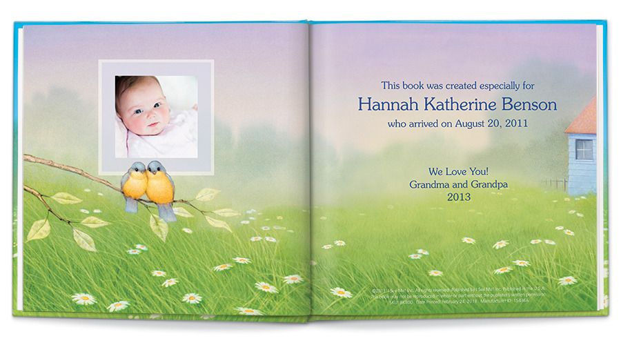I See Me! Personalized books can include a dedication page just for your child