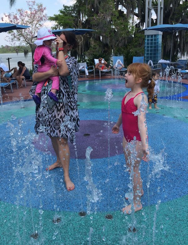 Tips for a Disney vacation with a baby: Spend time at the resort pools, not just the parks