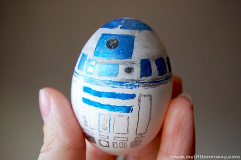 R2D2 Star Wars Easter Eggs from My Little Norway