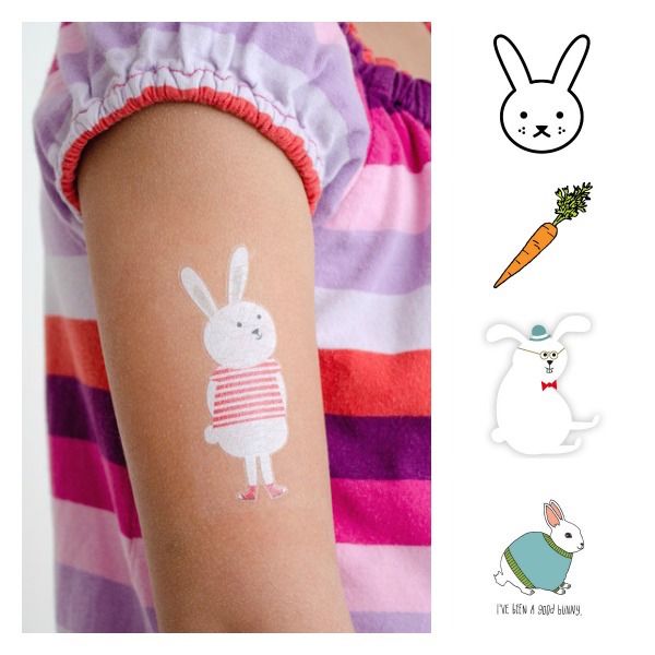 Easter basket gifts | Temporary tattoos from Tattly - now for kids!