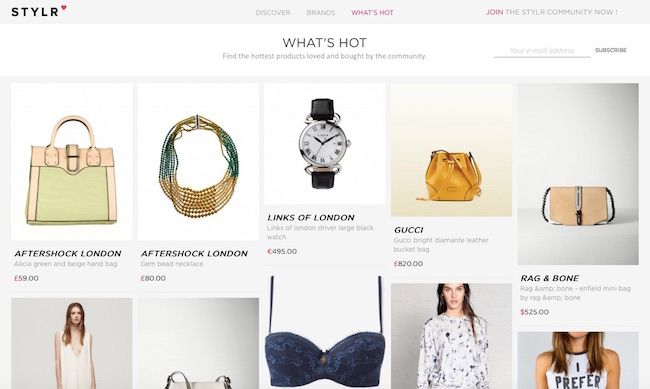 STYLR  is a new way to buy the things you love curated from Instagram. 