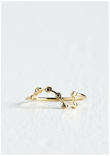 Cool geek jewelry: Ursa major ring