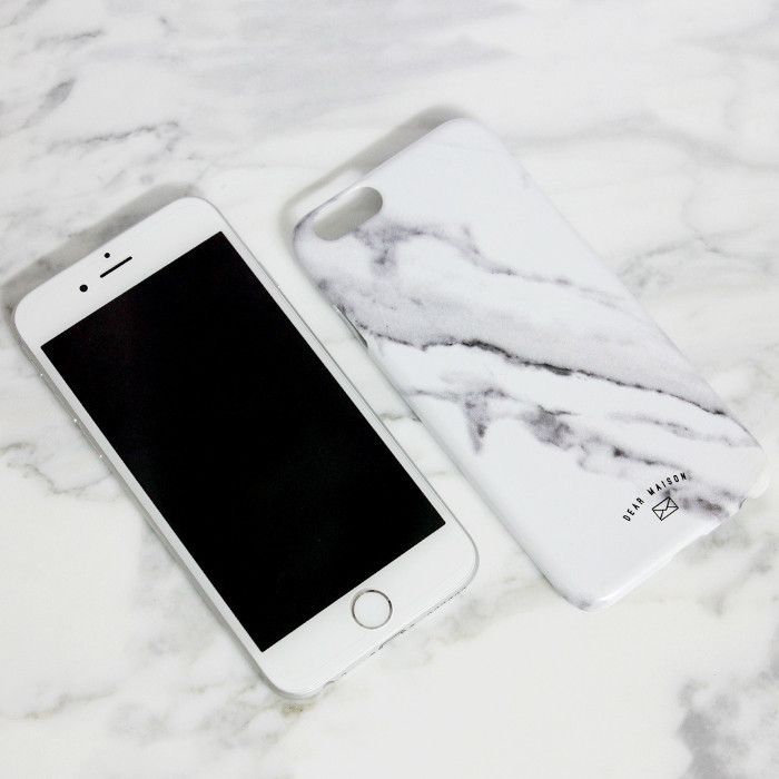 Marble iPhone cases at Poketo