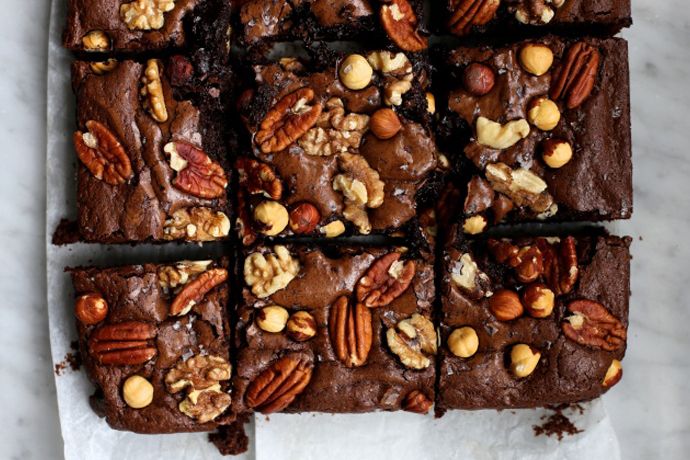 Best picnic recipes for outdoor dining: Extra Nutty Dark Chocolate Brownies | Joy the Baker