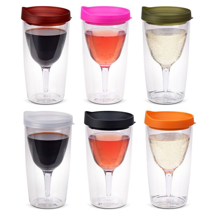 Outdoor dining gear: Portable Wine Sippy Cup | Cool Mom Picks