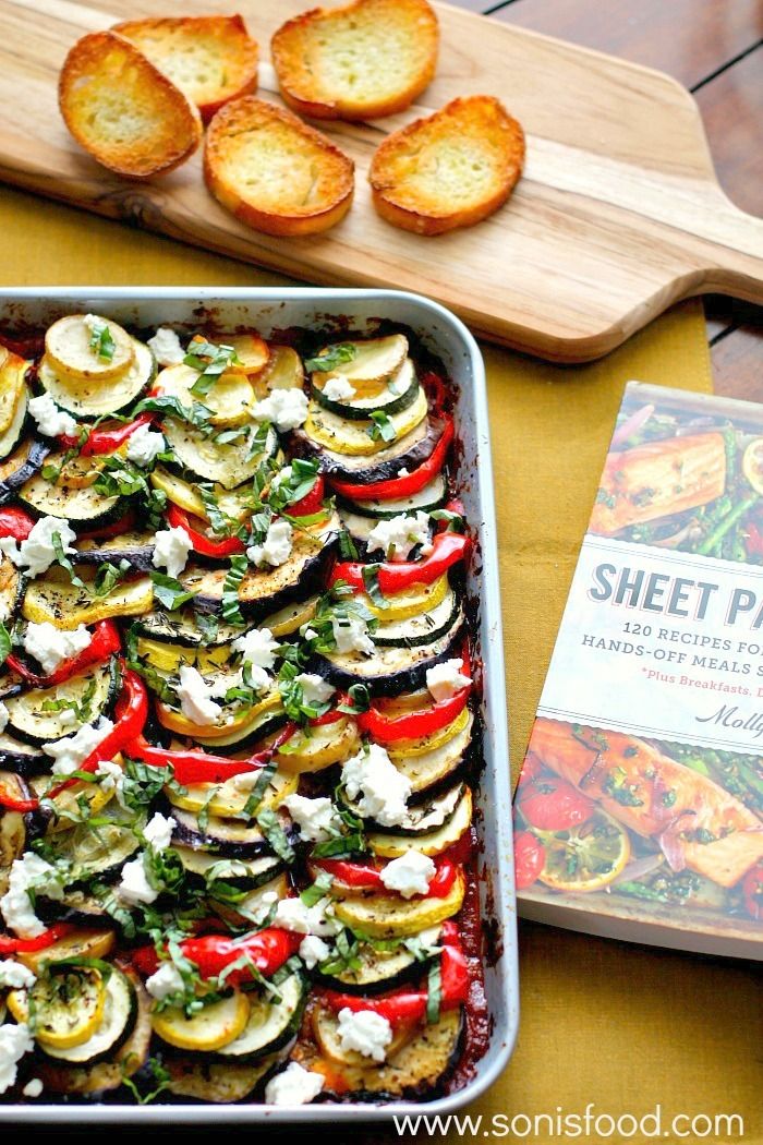 Sheet pan recipe: Ratatouille from Sheet Pan Meals cookbook | Soni's Food